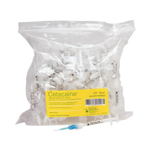 Cetylite 0214 Cetacaine Topical Anesthetic Delivery 100/Pk Cetylite 0214 Cetacaine Topical Anesthetic Delivery 100/Pk